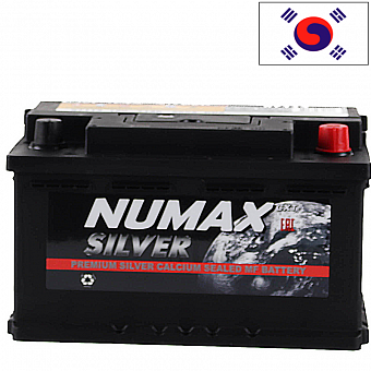   NUMAX SILVER 6- 71Ah A1 R+ ... 650A EN 276/173/175   